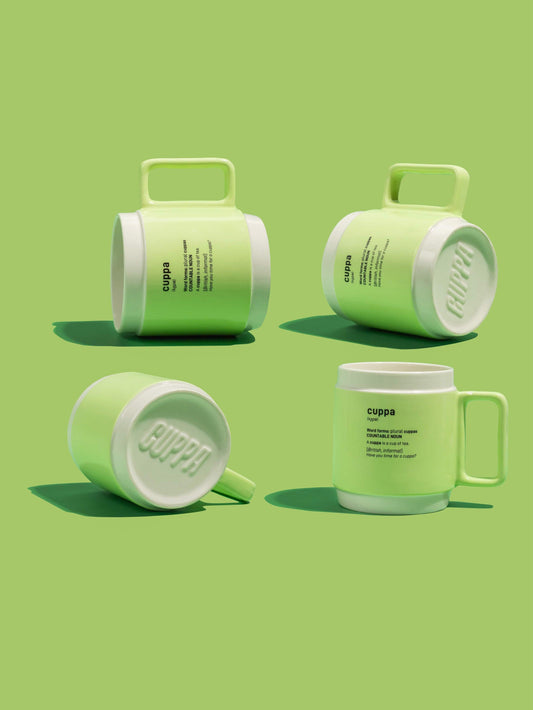 Cuppa mug | Green | Box of 4 - thecuppa